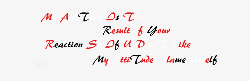 Attitude Design Quotes Png - Coquelicot, transparent png