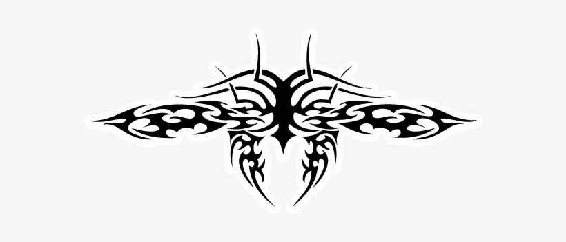 Black And White Tribal Tattoos - Tattoo, transparent png