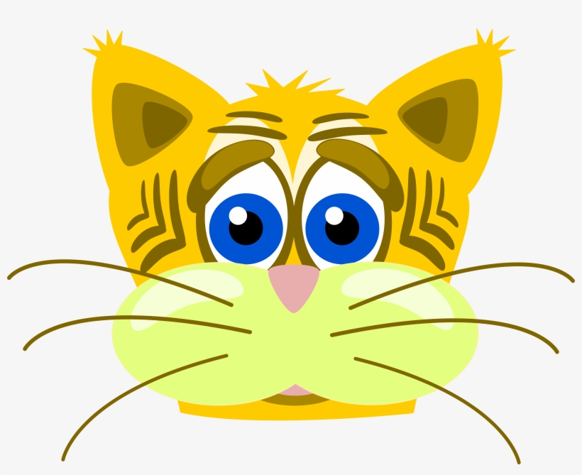 Sad Cat Clipart - Cat Clip Art, transparent png
