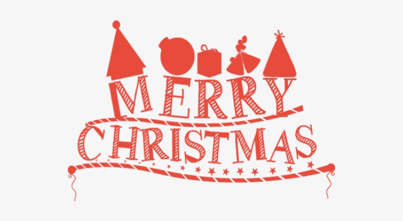 Jpg Free Library Christmas Text Free On Dumielauxepices - Merry Christmas Sign Png, transparent png