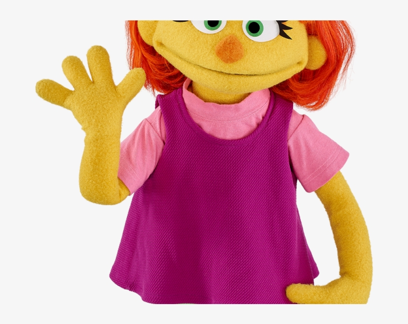 03 20 Sesamest 01 " - Sesame Street Julia Autism, transparent png