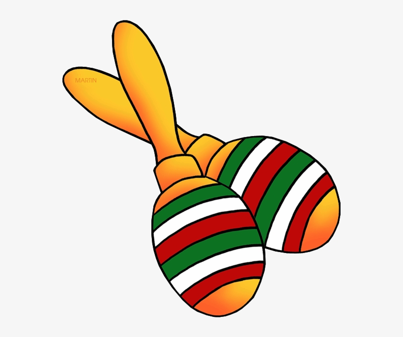 Stock Mexico Clip Art By Phillip Martin - Maracas Clipart, transparent png