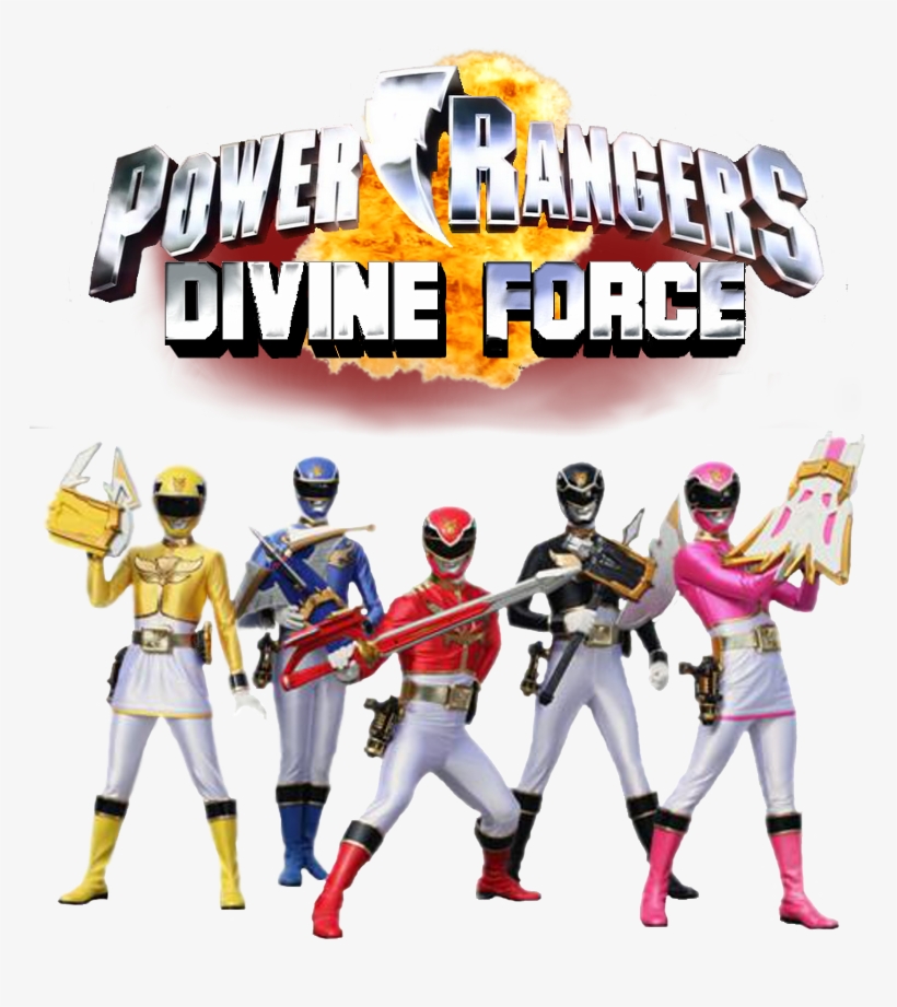 Divine Force With Team - Power Rangers Megaforce Edible, transparent png
