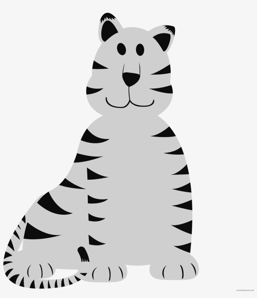 Picture Royalty Free Baby Tiger Clipart - Animales Vectores Png, transparent png