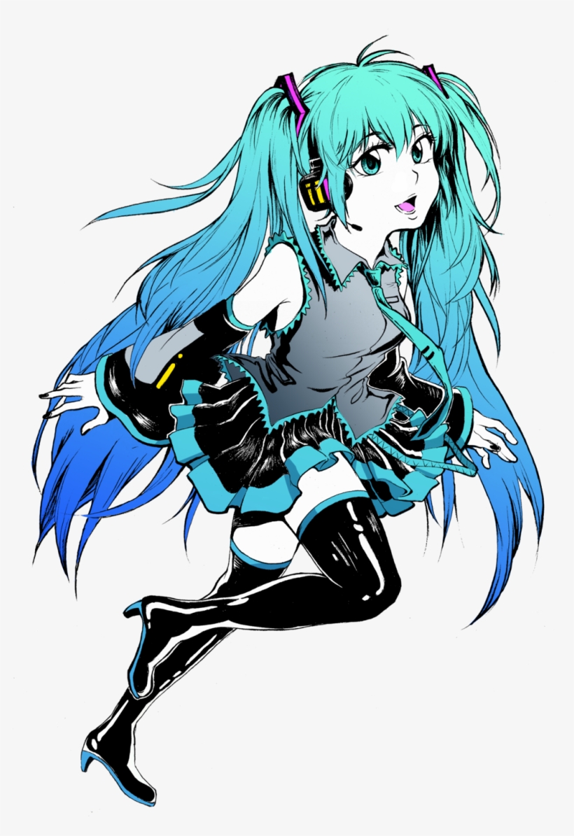 Hatsune Miku By Cicada, transparent png