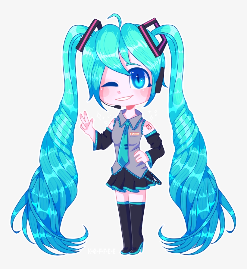 Hatsune Miku - Illustration, transparent png