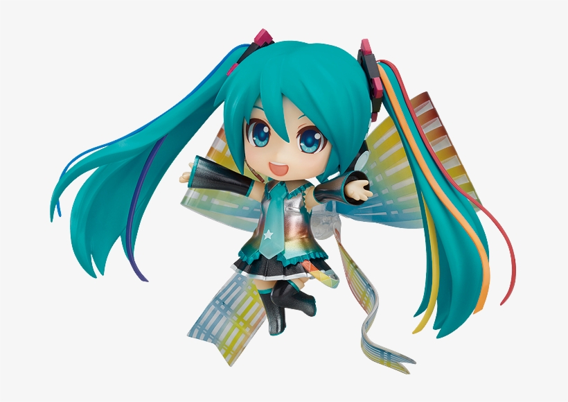 The Colorful 10th Anniversary Illustration By Kei Has - Nendoroid Hatsune Miku 10th Anniversary Ver., transparent png