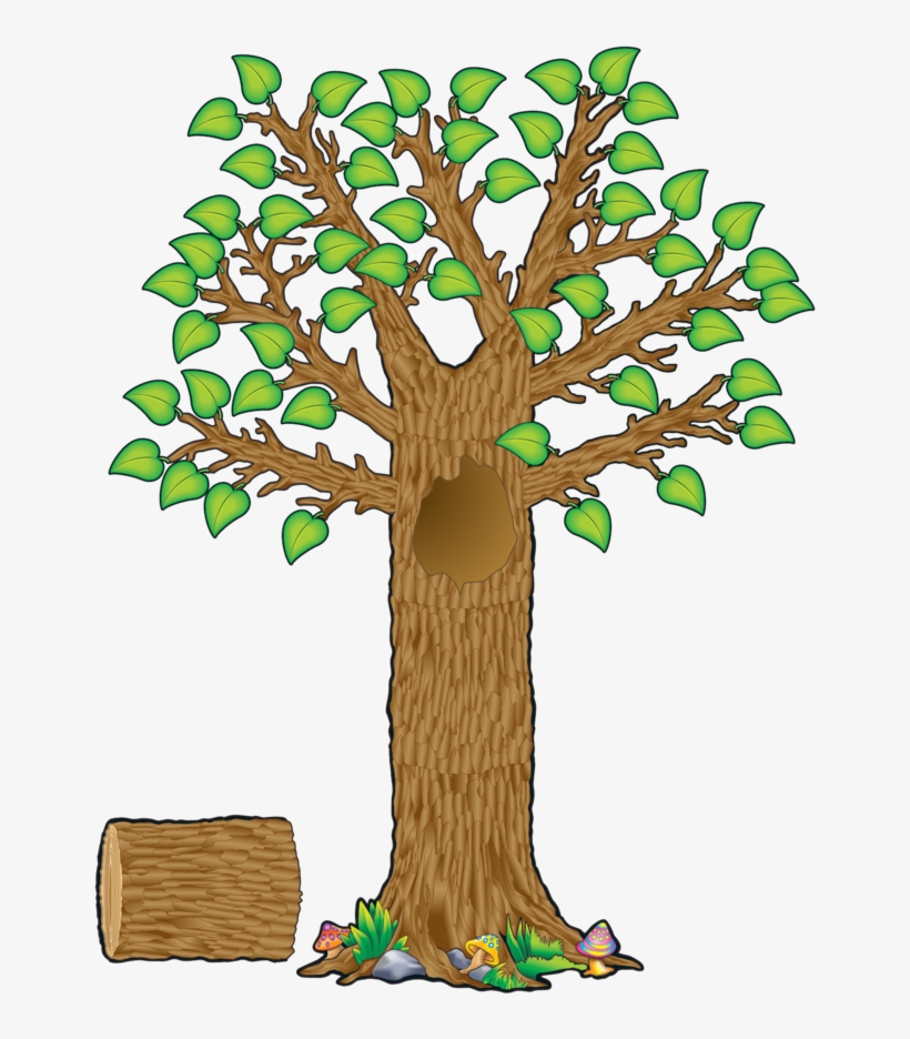 Tcr4405 Seasonal Tree Bulletin Board Display Set Image - Printable Tree For Classroom Display, transparent png