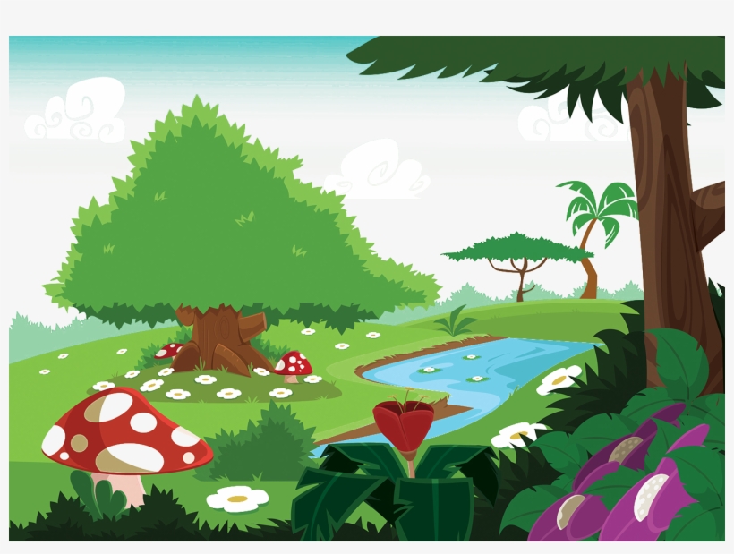 Illustration Cartoon Painted Background Transprent, transparent png