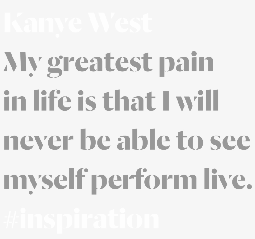 Kanye West - Poster, transparent png