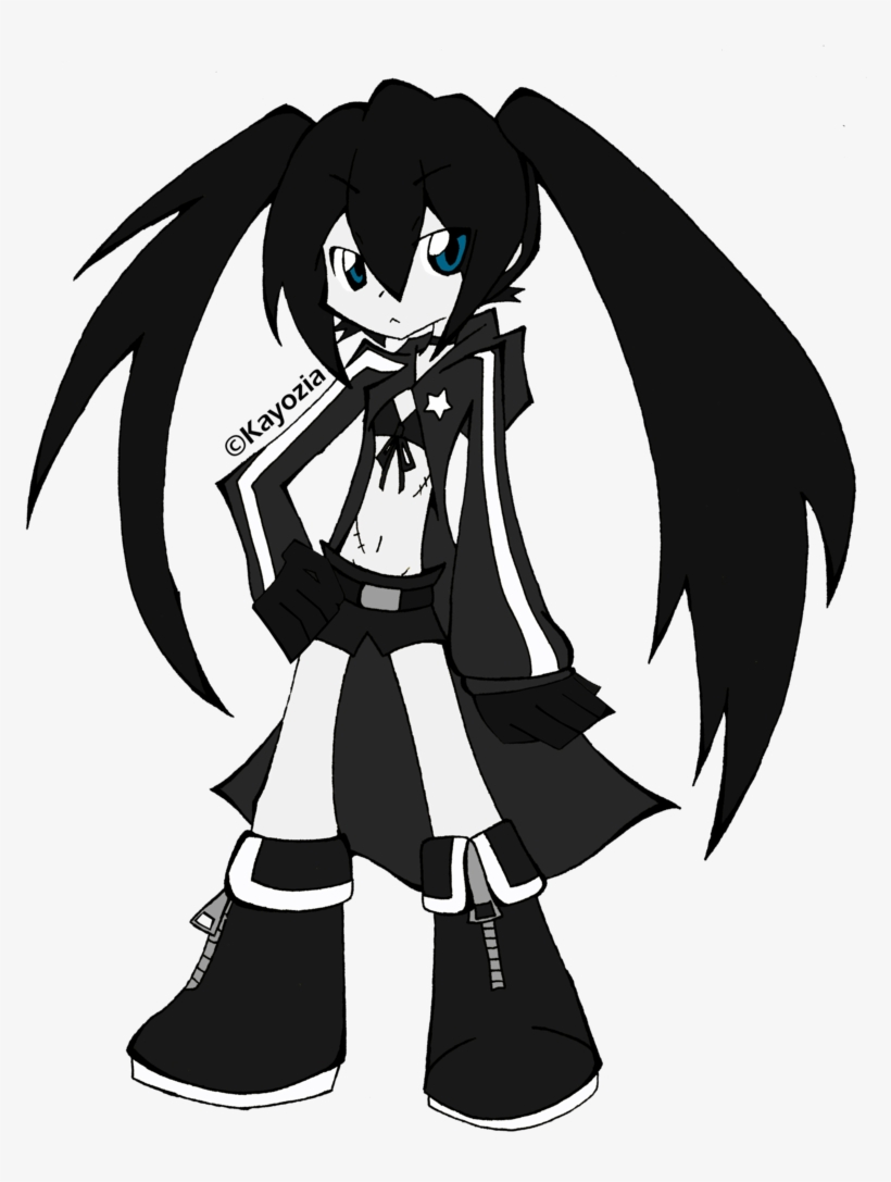 Jpg Black And White Stock Psg Black Shooter By Kayozia - Cartoon, transparent png