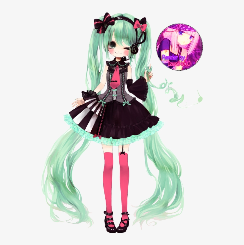 70 Images About Vocaloid ☾ On We Heart It - Lolita Miku, transparent png