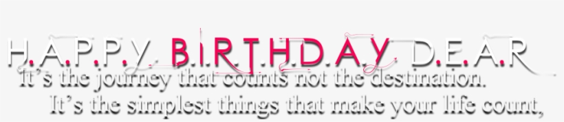 Happy Birthday Png - Style, transparent png