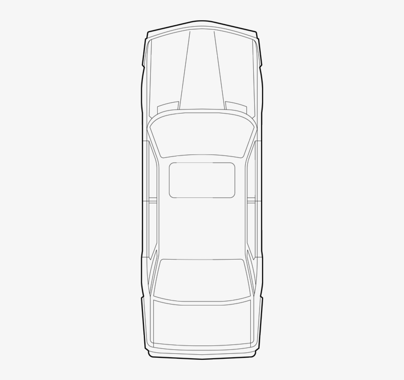 Scalable Top View Of E28 - Chair, transparent png