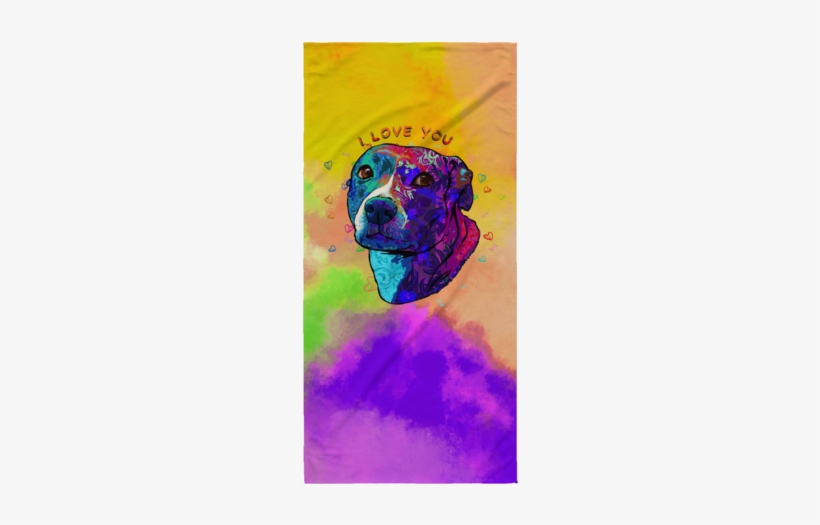 American Staffordshire Terrier Beach Towel - Pit Bull - American Staffordshire Terrier Premium Tote, transparent png