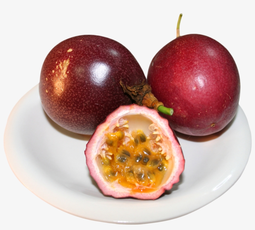 Free Png Passion Fruit In Plate Png Images Transparent - Passion Fruit With Plate, transparent png