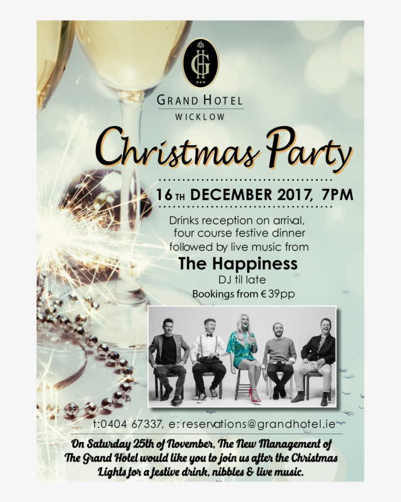 The Grand Hotel Are Hosting They're 2017 Christmas - Barbie, transparent png