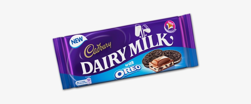 Dairy Milk Oreo - Cadbury Oreo Milk Chocolate, transparent png