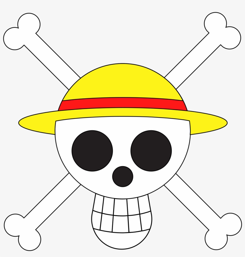 Open - Strawhat Jolly Roger Png, transparent png