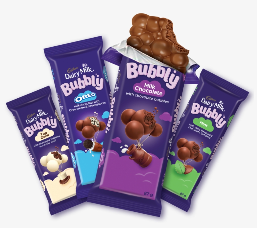 Cadbury Slabs - Chocolate Bubbly Dairy Milk With Chocolate Bubble, transparent png