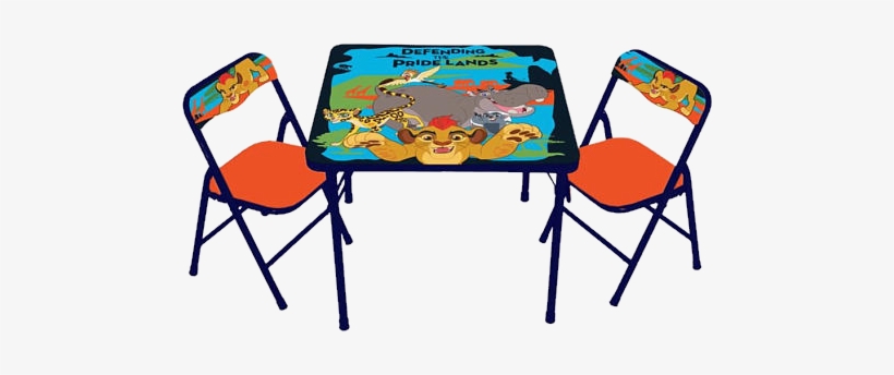 Table-chairs - Lion Guard Activity Table, transparent png