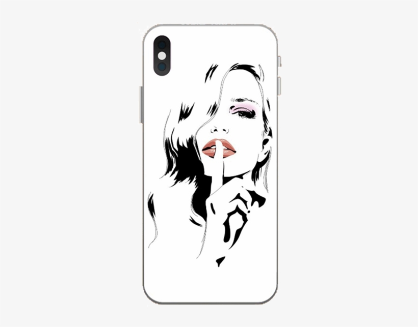 Shhh Girl Mobile Cover - Cute 2 - Tote Bags, transparent png