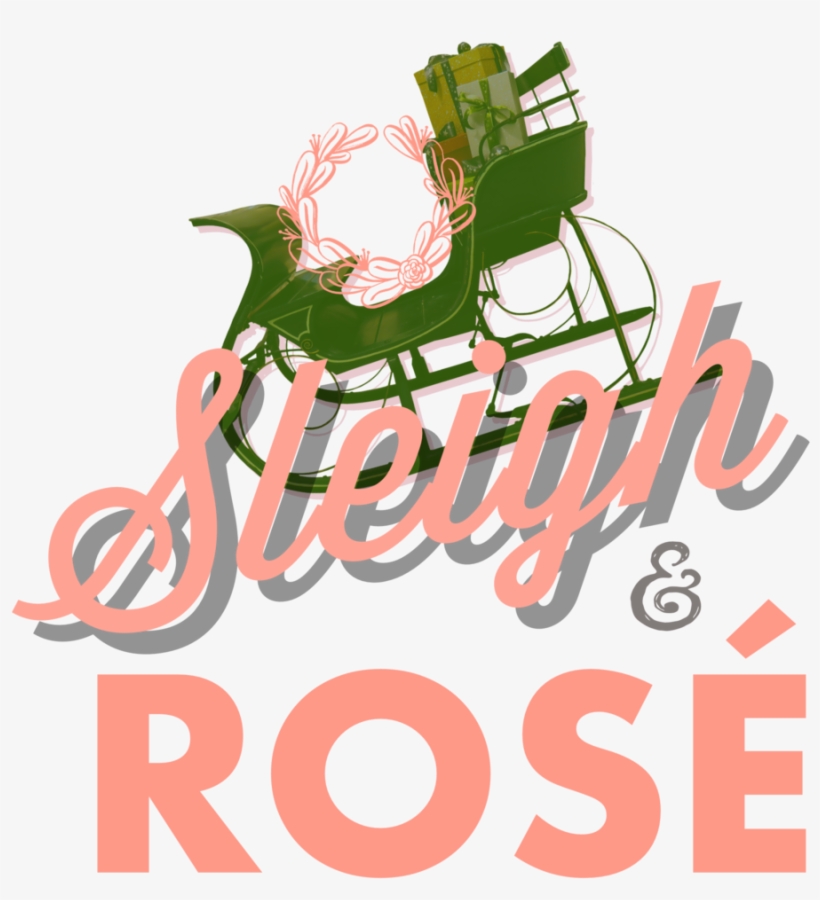 Sleigh And Rose Gift Tag, transparent png