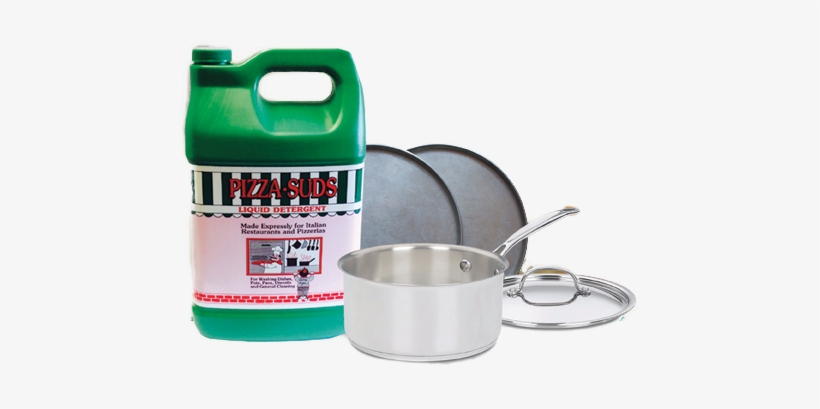 Pizza Suds Liquid Detergent - Chef's Classic Non-stick Stainless 4 Qt. Saucepan, transparent png