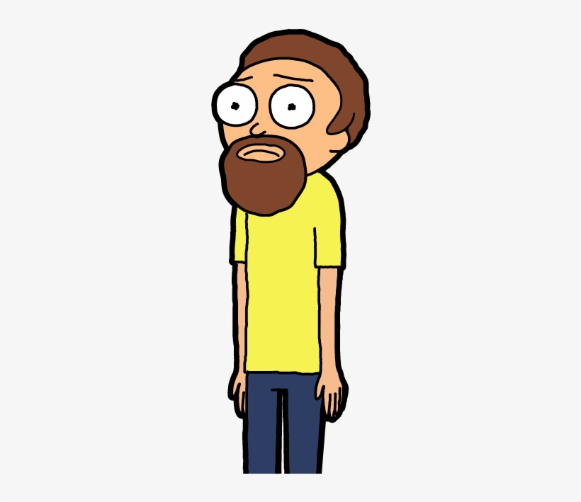 Mustache Morty - Rick And Morty Hawaii, transparent png
