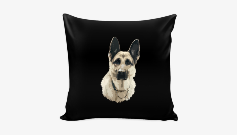 German Shepherd Dog Pillow Cover - Stencils Prints On Pillow Cover, transparent png