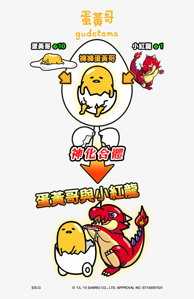 In This Tie Up, Players Catch Gudetama, Use It As Material, - Sanrio Gudetama Cotton Canvas Tote Bag Sr-0023(japan, transparent png