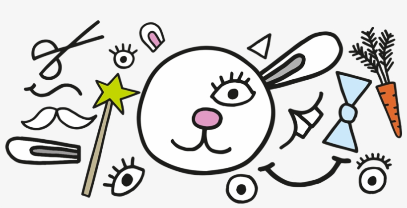 Make Your Own Bunny Illustration - Make Your Own Bunny, transparent png