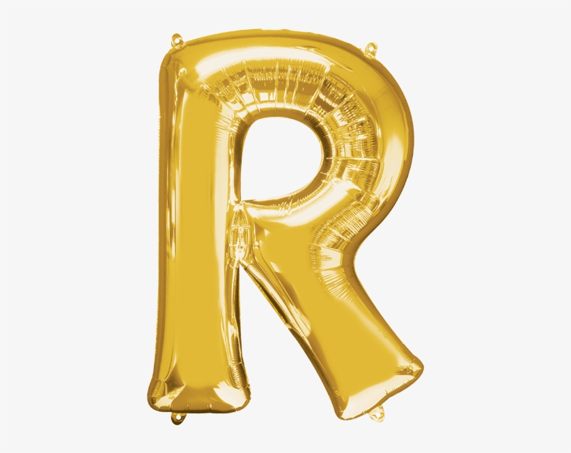 Rose Gold Letter R Balloon, transparent png