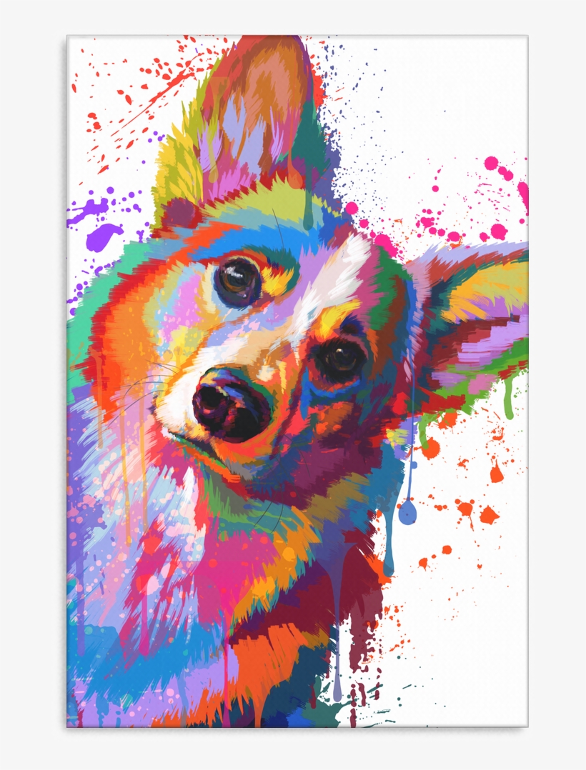 Corgi Canvas P1163 No2, transparent png