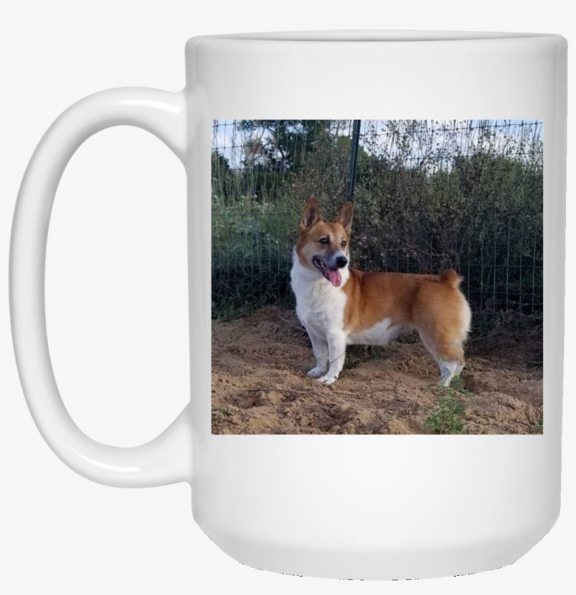 White Corgi Mug - Blue Lives Matter Duty Honor Courage Police Officers, transparent png