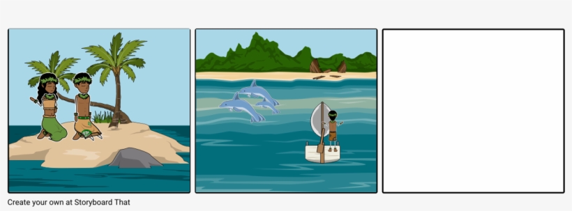 Moana - Perspective Comic Boat Island, transparent png