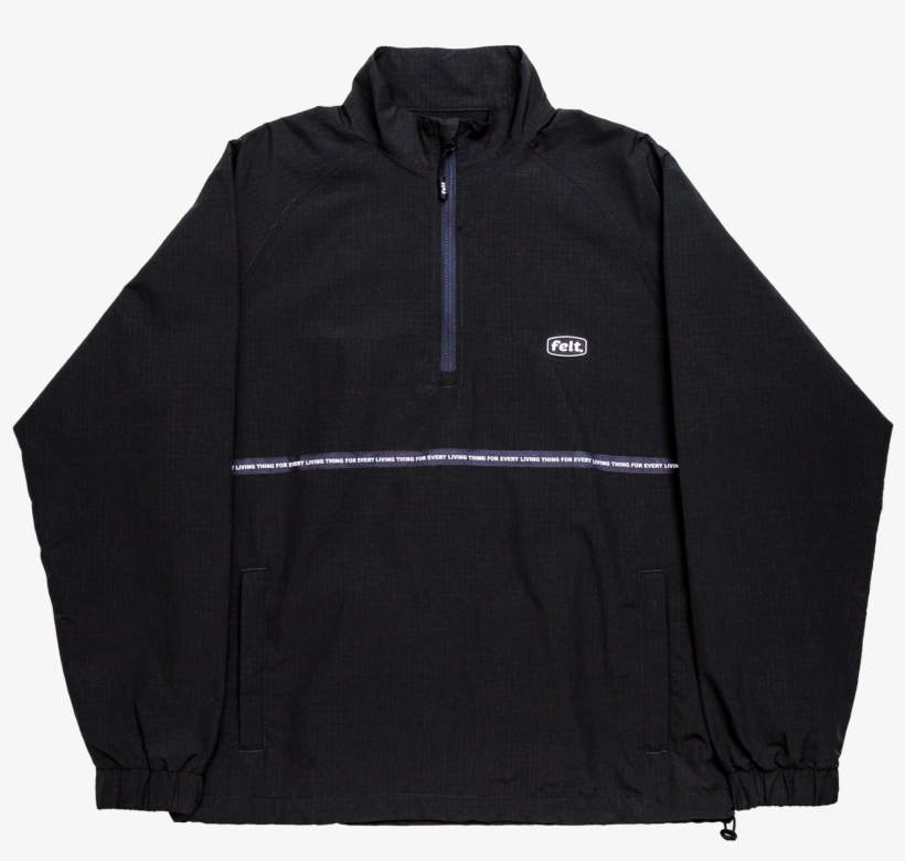 Black Lurk Half Zip Jacket - St Laurent Jackets, transparent png