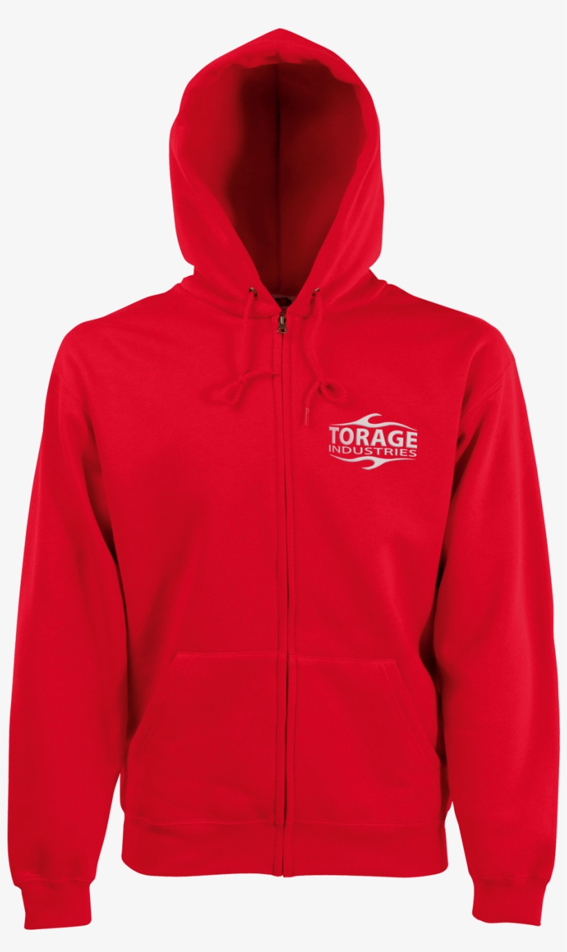 Zip Hooded Sweatshirt - Fruit Of The Loom Hooded Jacket, transparent png