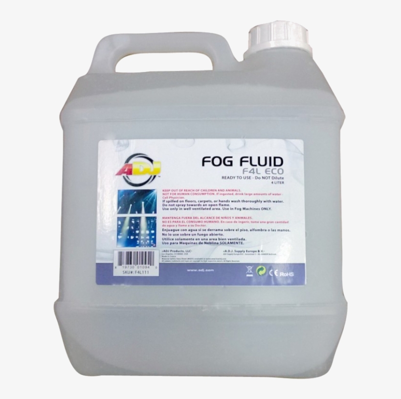 Adj Vf400 Fog Machine Bundle W/ Remote And Fog Fluids - American Dj F4l Eco | Fog Fluid (4 Liter), transparent png