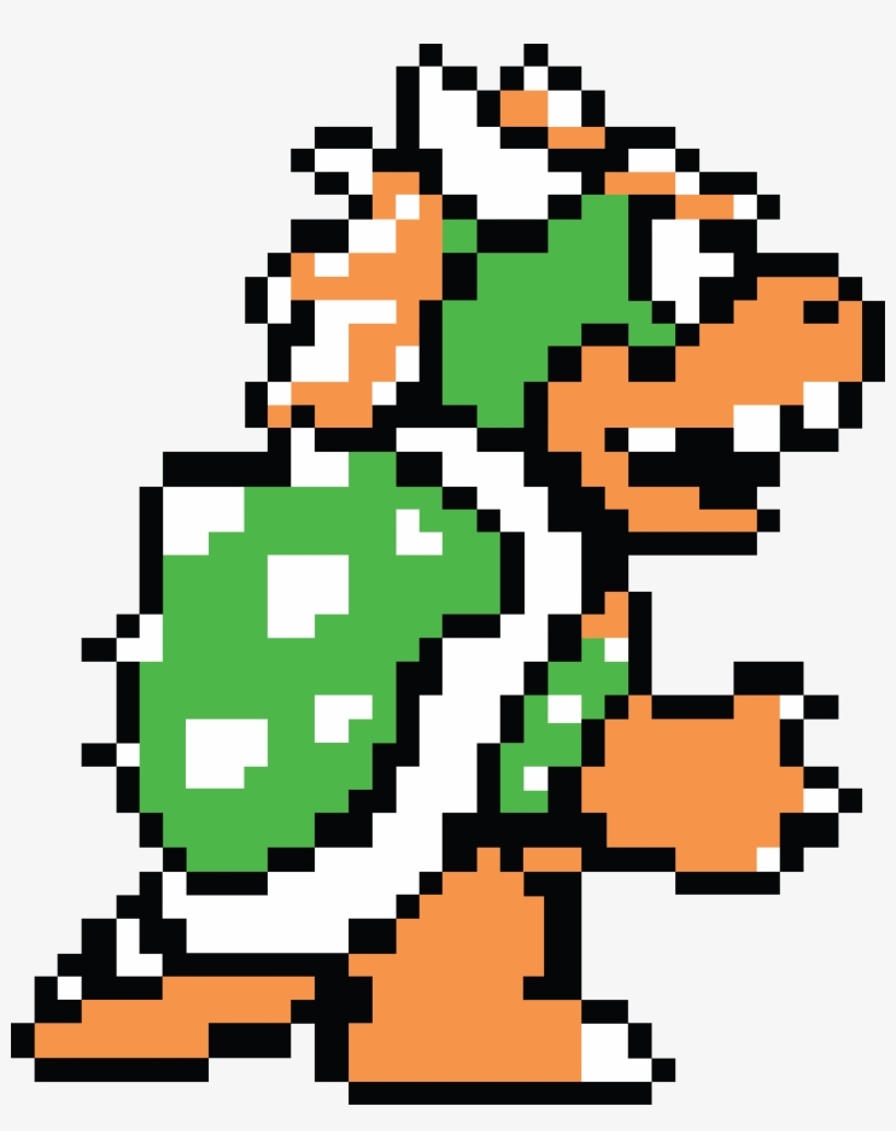Bowser - Bowser Piskel, transparent png