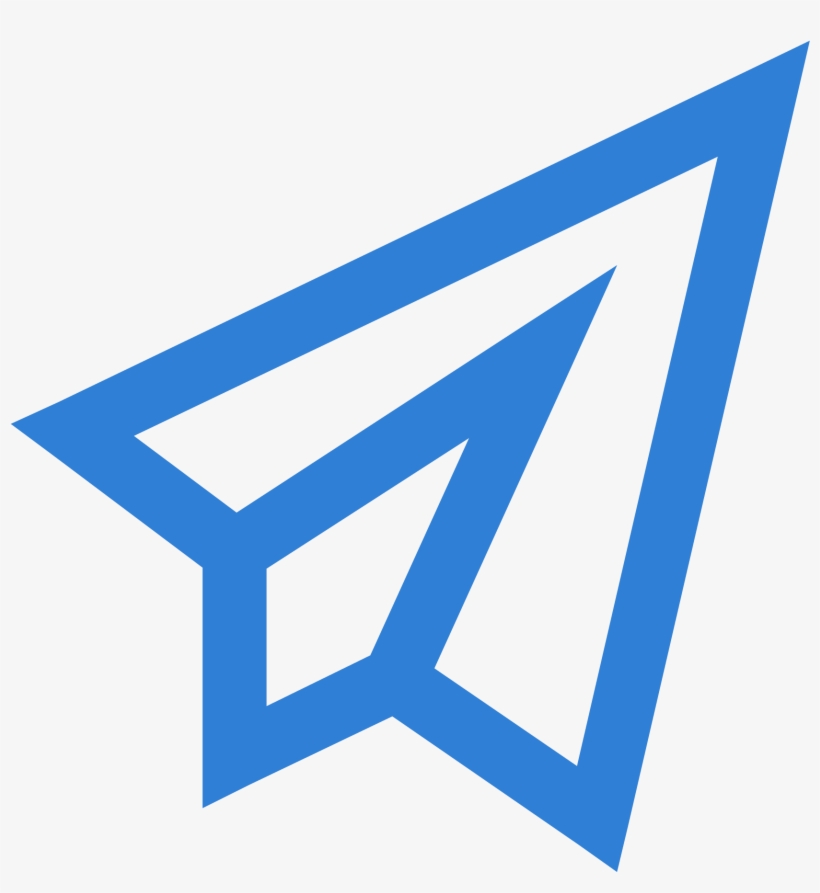 Plane Emoji Png - Paper Plane Icon, transparent png