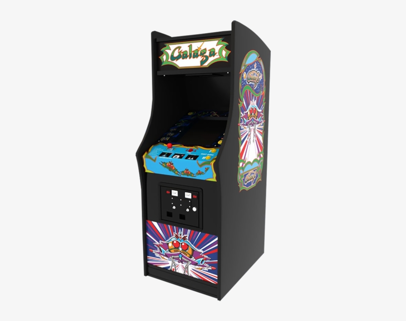 Galaga 1/4 Scale Replica Arcade Machine, transparent png