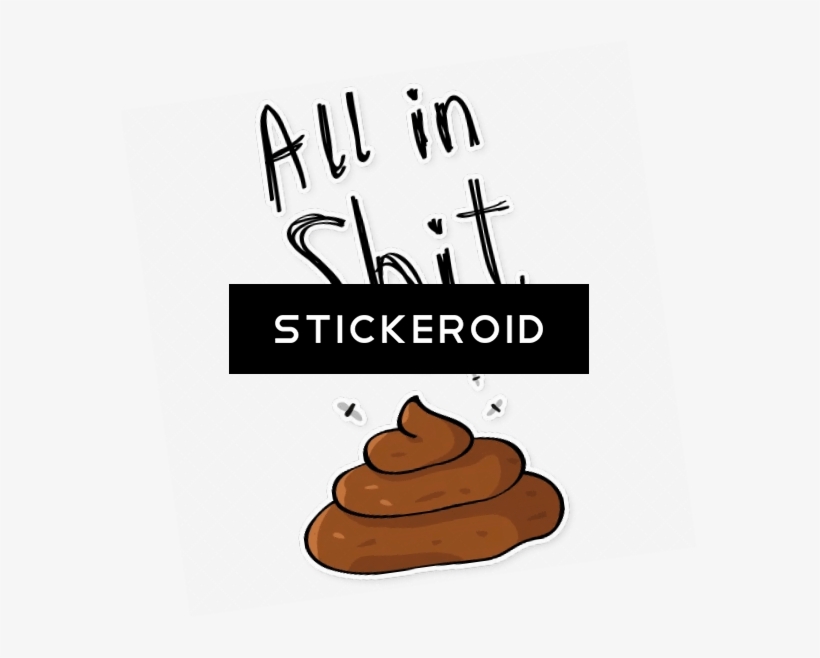 All In Shit - Calligraphy, transparent png