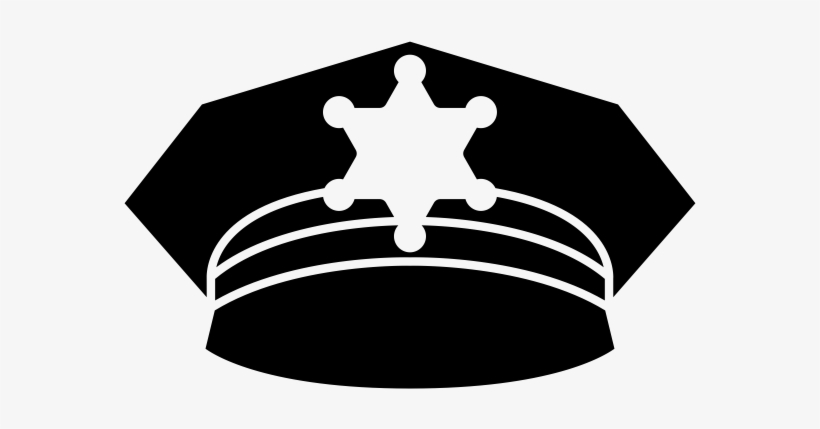 Police Hat Rubber Stamp - Icon, transparent png