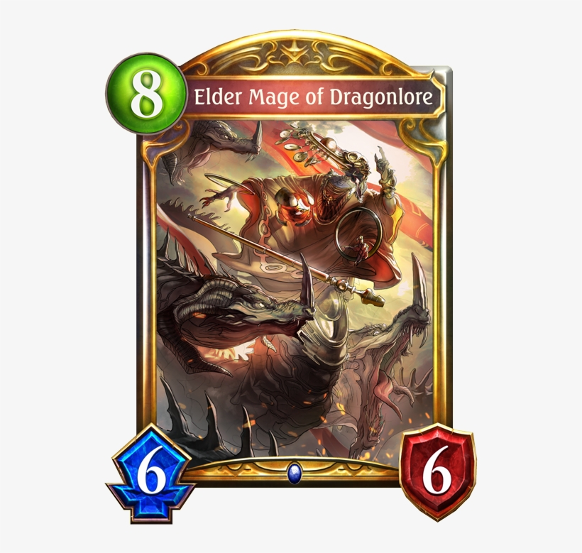 Unevolved Elder Mage Of Dragonlore Evolved Elder Mage - Frontguard General, transparent png