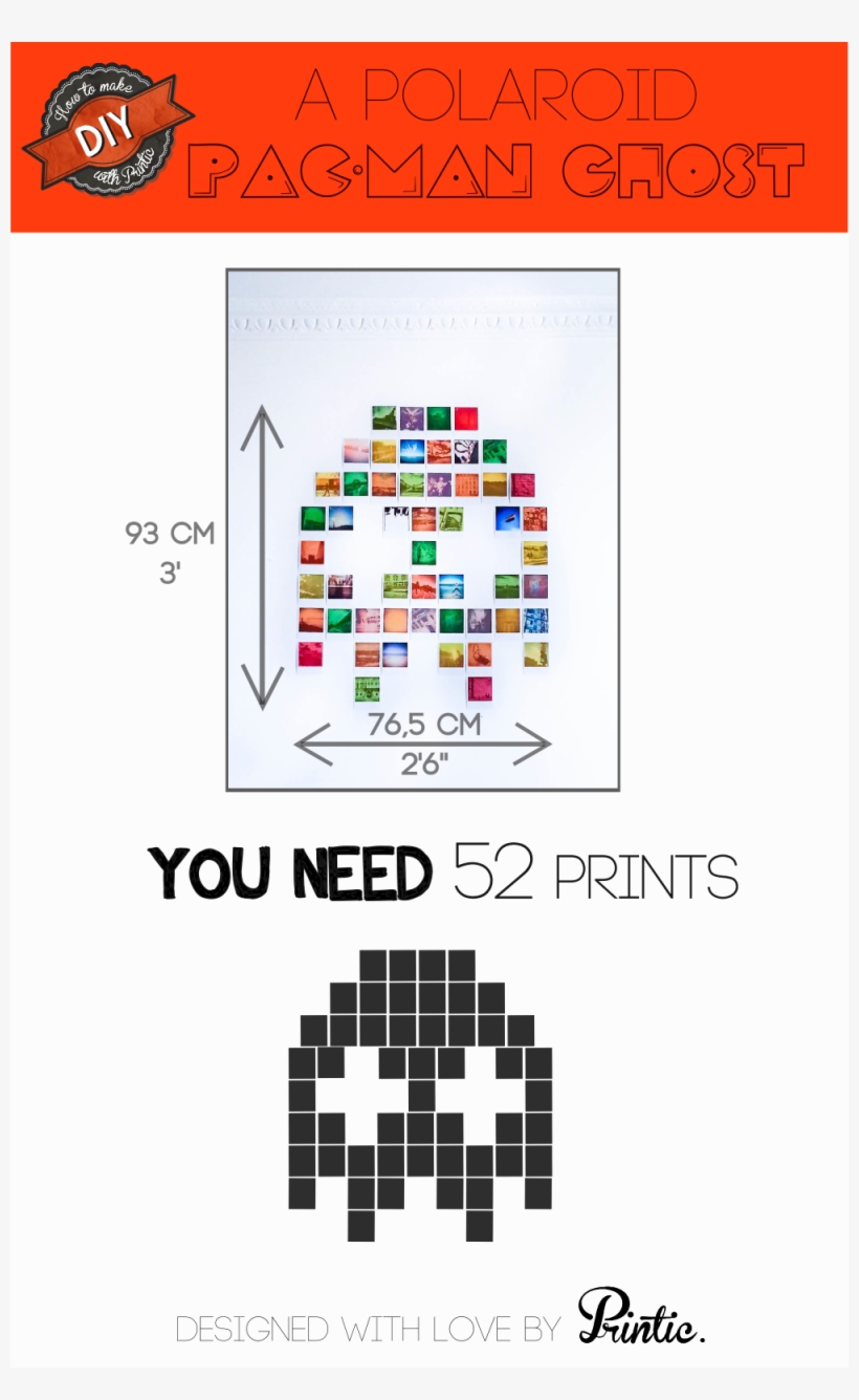 #printic #diy #2 - Diy Polaroid Picture Wall, transparent png