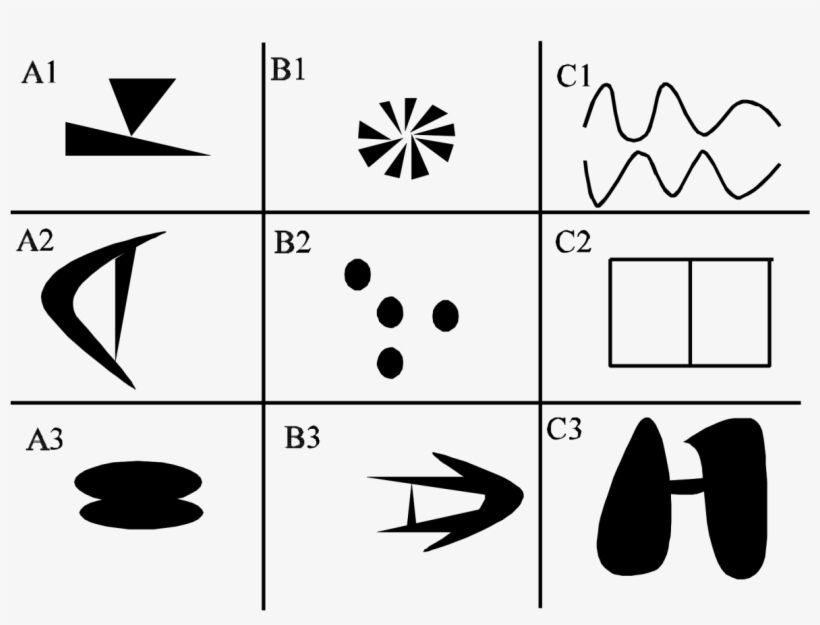 Estímulos Utilizados Durante El Experimento - Geometric Shape, transparent png