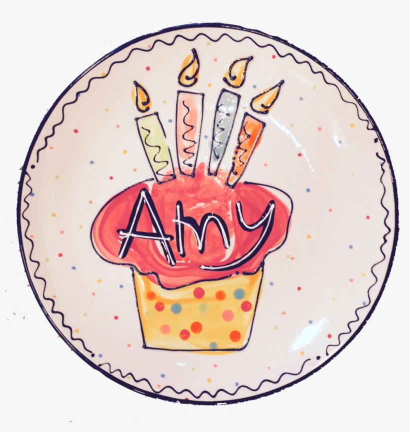 Birthday Cupcake - Ceramic, transparent png
