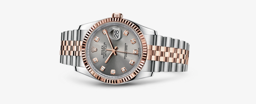 /rolex Replica /watches/datejust 36/rolex Datejust - Rolex Datejust Diamond Champagne Dial Jubilee Two Tone, transparent png