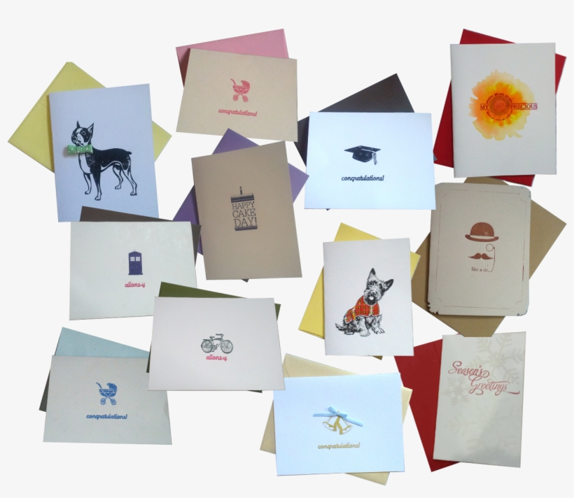 Various Salope Cards - Paper, transparent png